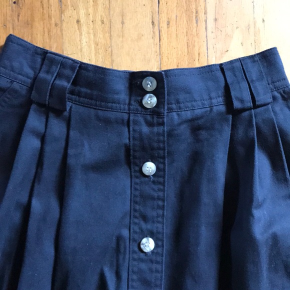 Vintage high waisted button up skirt - Picture 3 of 5